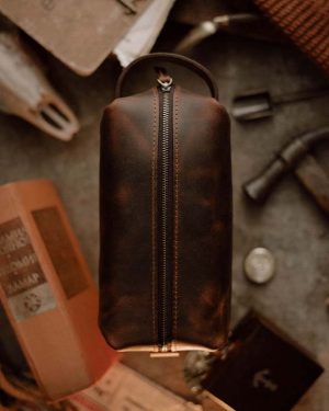 Dopp Kit Brown (Crazy Horse Leather)