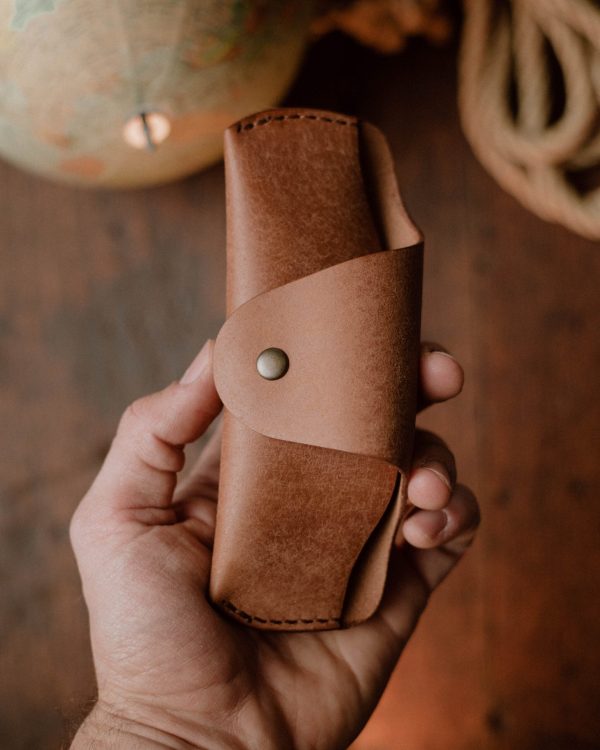 Brown Sunglass Cover II (Pueblo Leather)
