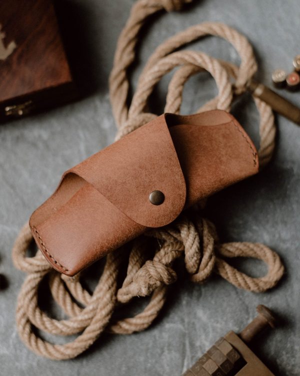 Brown Sunglass Cover II (Pueblo Leather)