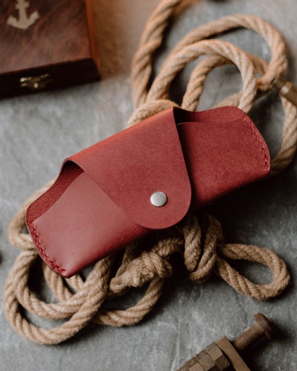 glass model 2 burgundy pueblo (3) Burgundy Sunglass Cover II (Pueblo Leather)