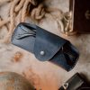 Navy Blue Sunglass Cover II (Pueblo Leather)