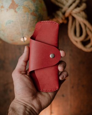 Red Sunglass Cover II (Pueblo Leather)