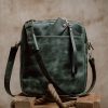 Untitled-1 copy Shoulder Bag XL Green (Italian Waxy Cowhide)