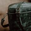 Untitledf-1 copy Shoulder Bag XL Green (Italian Waxy Cowhide)