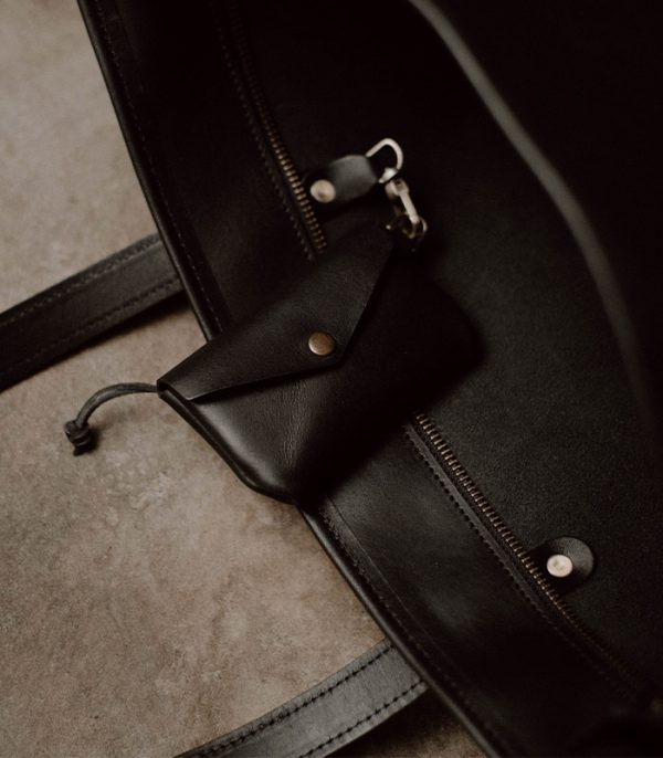 Tote Bag Black (Buttero Leather)