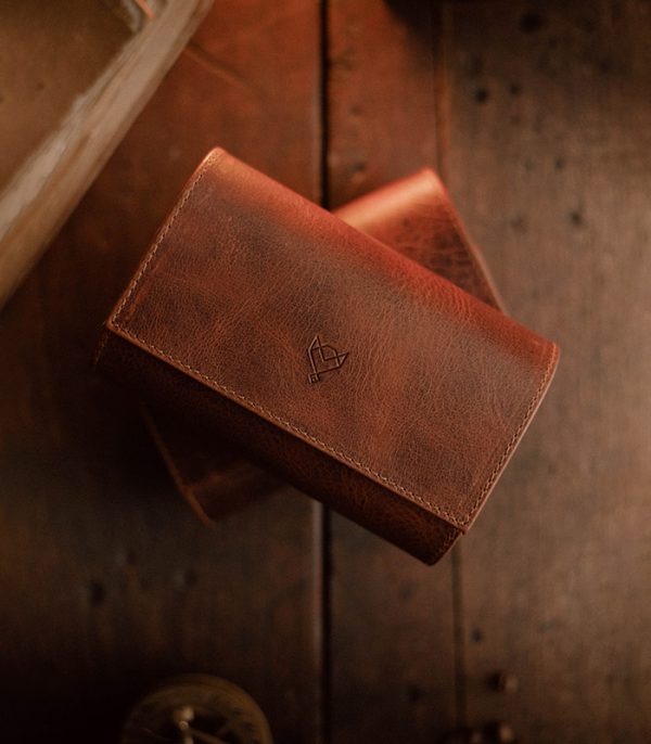 Watch Roll Case II Brown (Waxy Leather)