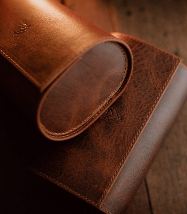 Watch Roll Case II Brown (Waxy Leather)