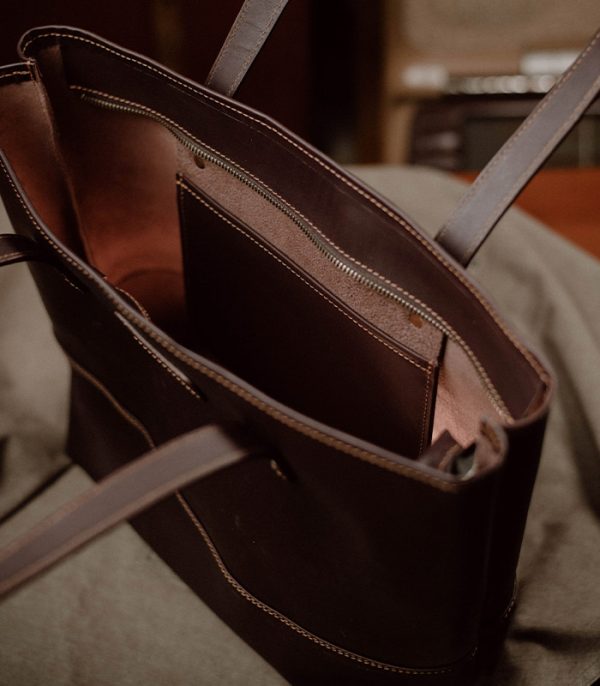 Tote Bag Dark Brown (Buttero Leather)