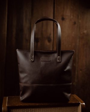 iop' Tote Bag Dark Brown (Buttero Leather)