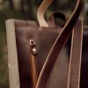 Backpack Red Brown (Italian Waxy Cowhide)