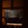 Briefcase Black (Italian Waxy Cowhide)