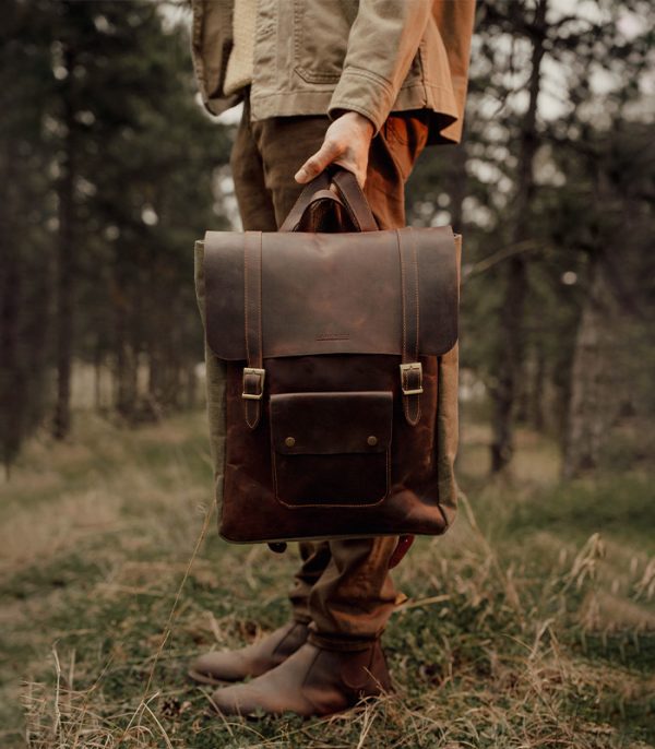 Backpack Dark Brown (Crazy Horse Leather)