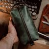 Dopp Kit Green (Italian Waxy Cowhide)