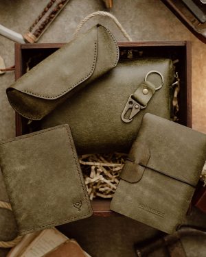Travel Bundle Olive (Pueblo Leather)
