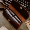 V04 Red Brown (Italian Waxy Cowhide)