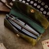 V04 Green (Italian Waxy Cowhide)