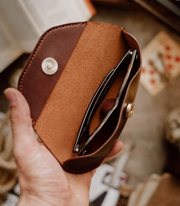 Travel Bundle Red Brown (Italian Waxy Cowhide)