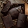 Travel Bundle Dark Brown (Crazy Horse Leather)