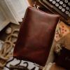 Travel Bundle Red Brown (Italian Waxy Cowhide)