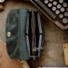 V04 Green (Italian Waxy Cowhide)