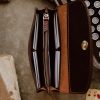 V04 Red Brown (Italian Waxy Cowhide)