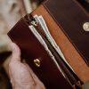 V04 Red Brown (Italian Waxy Cowhide)