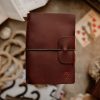 Travel Bundle Red Brown (Italian Waxy Cowhide)