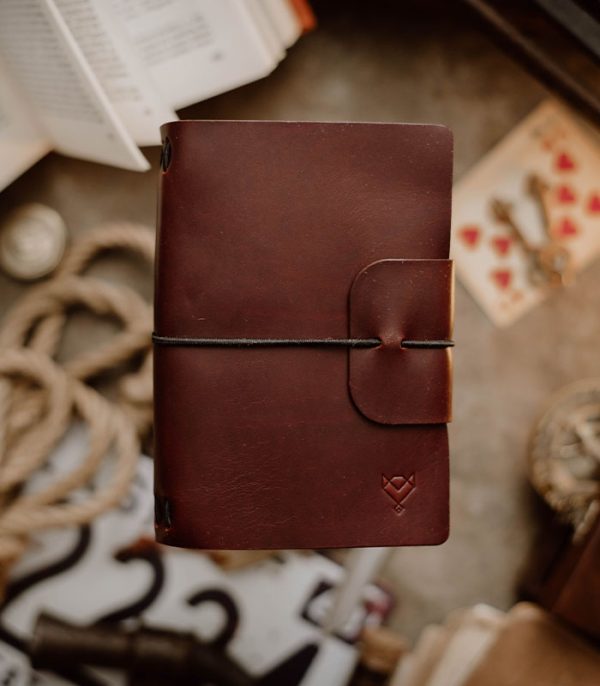 Travel Bundle Red Brown (Italian Waxy Cowhide)