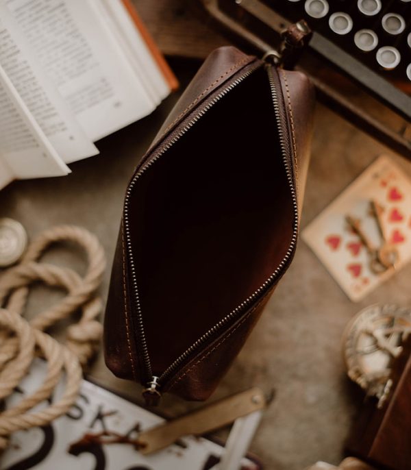 Travel Bundle Dark Brown (Crazy Horse Leather)