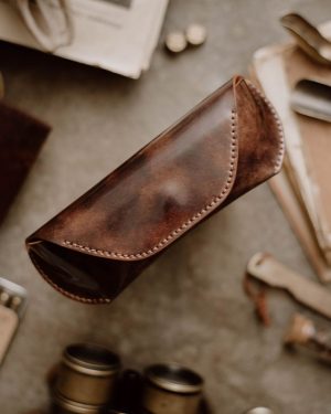Sunglass Cover Brown Museum (Shell Cordovan)