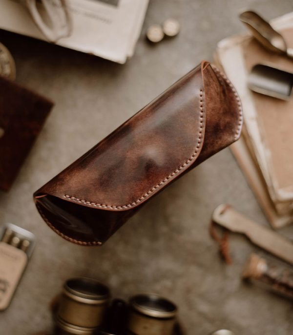 Sunglass Cover Brown Museum (Shell Cordovan)