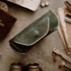 Sunglass Cover Green Museum (Shell Cordovan)