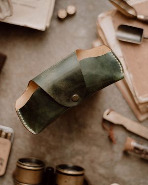 dfd Sunglass Cover II Green Museum (Shell Cordovan)