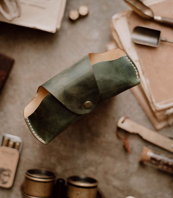 dfd Sunglass Cover II Green Museum (Shell Cordovan)