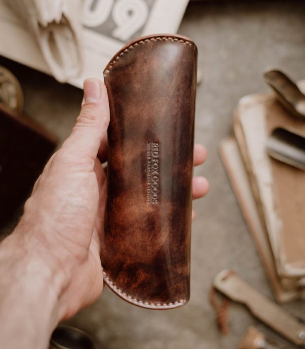 Sunglass Cover Brown Museum (Shell Cordovan)