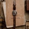 ајјсгасфас Full Stitched Watch Band Brown Museum (Shell Cordovan)